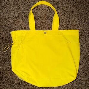 Lululemon Yellow Tote Bag